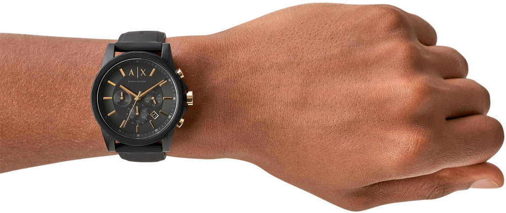 AX Armani Exchange watch KHO11948-04 on wrist
