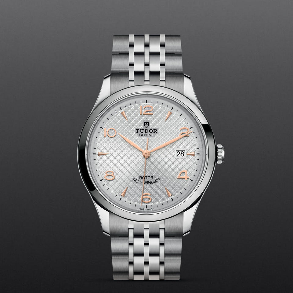 Tudor watch M91650-0001 silver dial stainless steel