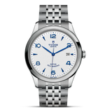 Tudor watch M91650-0005 with white dial and stainless steel bracelet