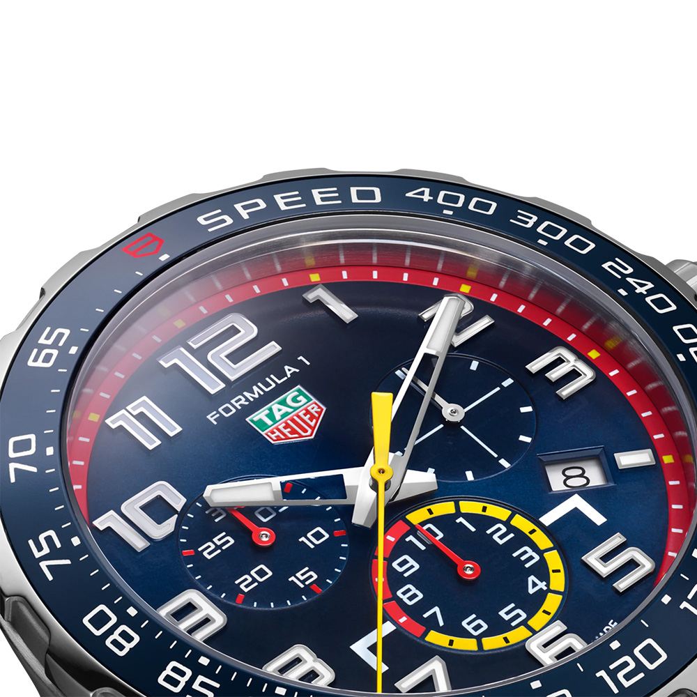 Tag Heuer Formula 1 Aston Martin Red Bull Racing Blue Dial Silver Steel Strap Watch for Men - CAZ101AB.BA0842