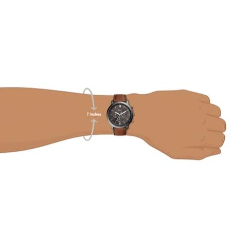 Fossil watch on wrist, 7-inch wrist size