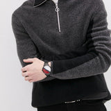 Armani Exchange Cayde Multicolor Dial Black Steel Strap Watch For Men - AX2725