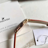 Swarovski 5519226-7 watch side view with crystal bezel