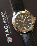 Tag Heuer Formula 1 Automatic Black Dial Black Rubber Strap Watch for Men - WAZ2113.FT8023