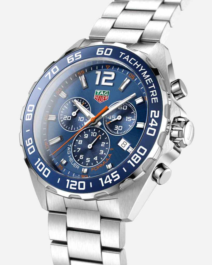 Tag Heuer Formula 1 Aston Martin Red Bull Racing Blue Dial Silver Steel Strap Watch for Men - CAZ101AB.BA0842