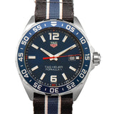 Tag Heuer Formula 1 Quartz Blue Dial Two Tone NATO Strap Watch for Men - WAZ1010.FC8197