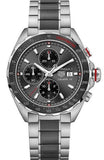 Tag Heuer Formula 1 Automatic Chronograph Grey Dial Two Tone Strap Watch for Men - CAZ2012.BA0970