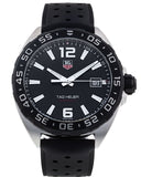 Tag Heuer Formula 1 Quartz Black Dial Black Rubber Strap Watch for Men - WAZ1110.FT8023