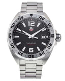 Tag Heuer Formula 1 Stainless Steel 41mm Black Dial Silver Steel Strap Watch for Men - WAZ1112.BA0875
