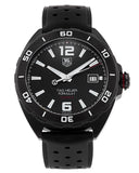 Tag Heuer Formula 1 Automatic Black Dial Black Rubber Strap Watch for Men - WAZ2115.FT8023