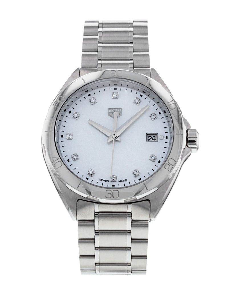 Tag Heuer Formula 1 Diamonds Mother of Pearl White Dial Watch for Women - WBJ1319.BA0666