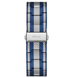 Guess Richmond Blue Dial Two Tone Mesh Bracelet Watch for Men - W1179G1