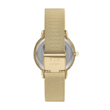 AX W62113_L_2 Gold Mesh Watch Back
