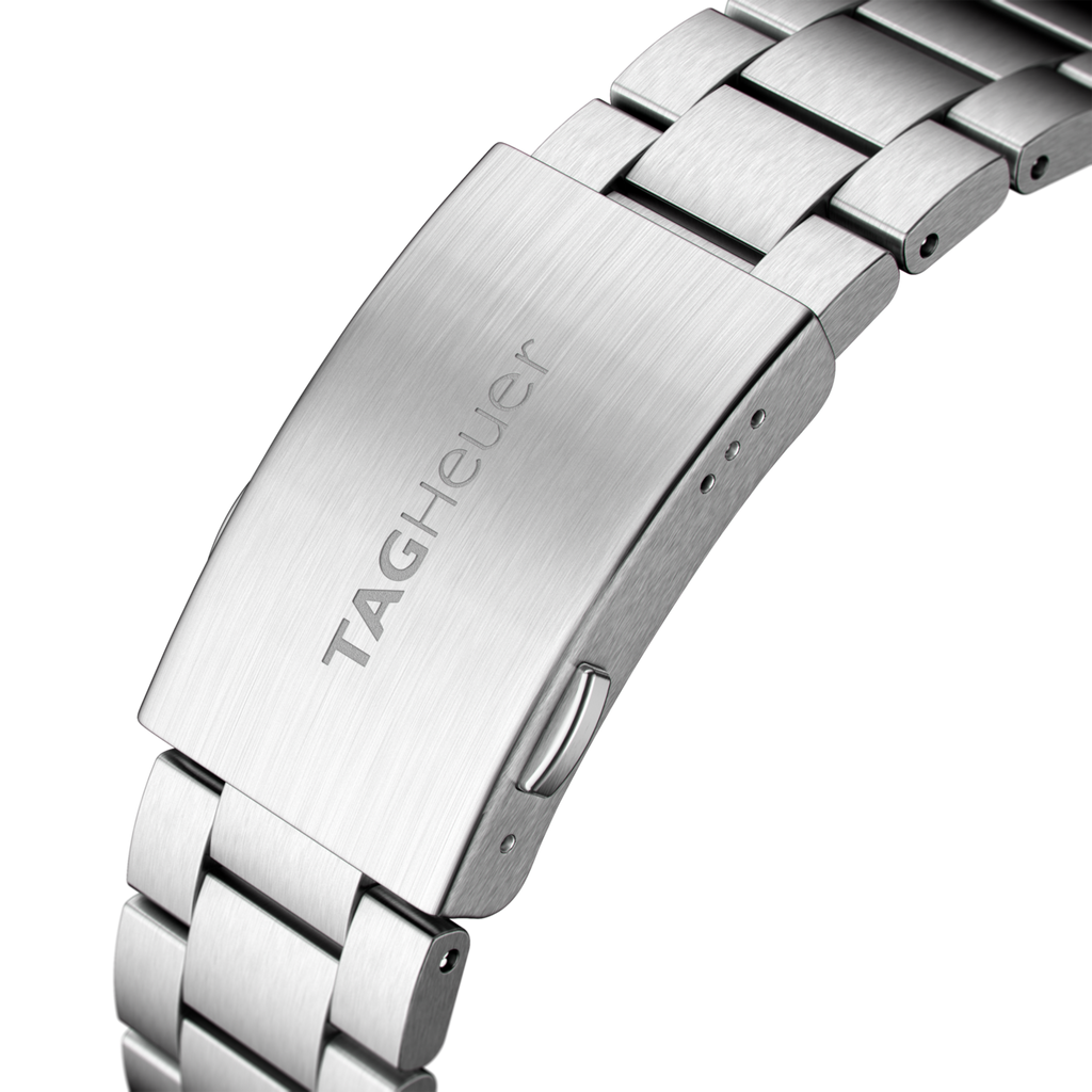Tag Heuer Formula 1 Stainless Steel 41mm Black Dial Silver Steel Strap Watch for Men - WAZ1112.BA0875