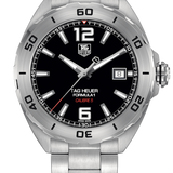 Tag Heuer Formula 1 Automatic Black Dial Silver Steel Strap Watch for Men - WAZ2113.BA0875