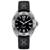 Tag Heuer Formula 1 Automatic Black Dial Black Rubber Strap Watch for Men - WAZ2113.FT8023