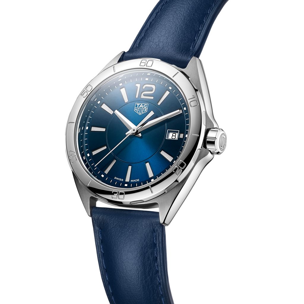 Tag Heuer Formula 1 Quartz Blue Dial Blue Leather Strap Watch for Women - WBJ1312.FC8231