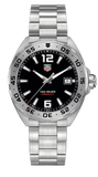 Tag Heuer Formula 1 Stainless Steel 41mm Black Dial Silver Steel Strap Watch for Men - WAZ1112.BA0875