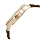 Armani Exchange Hampton Chronograph Blue Dial Brown Leather Strap Watch For Men - AX2172