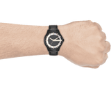 Armani Exchange AX2192 black watch on wrist