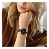 Armani Exchange AX5548 Men's Black Watch on Woman