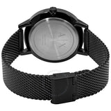 Armani Exchange Cayde Chronograph Black Dial Black Mesh Strap Watch For Men - AX2716