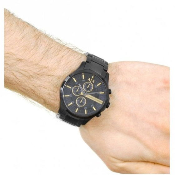 Armani Exchange Hampton Chronograph Watch AX2164 on wrist