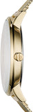 Armani Exchange Lola Analog Gold Dial Gold Mesh Strap Watch For Women - AX5536