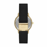 Armani Exchange Lola Gold Watch - Black Mesh Strap