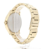 Armani Exchange Hampton Chronograph Gold Dial Gold Steel Strap Watch For Men - AX2415