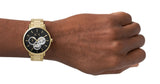 AX2747 Gold Watch on Wrist