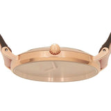 Coach Delancey Gold Dial Pink Leather Strap Watch for Women - 14503332