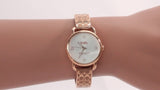 Coach Delancey Mother of Pearl White Dial Rose Gold Steel Strap Watch for Women - 14502479