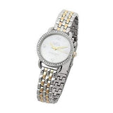 Coach Delancey Mother of Pearl White Dial Two Tone Steel Strap Watch for Women - 14502480