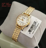 Coach Delancey White Dial Gold Steel Strap Watch for Women - 14502241