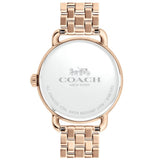 Coach Delancey White Dial Rose Gold Tone Stainless Steel Watch For Women - 14502811