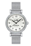 Coach Madison White Dial Silver Mesh Bracelet Watch for Women - 14502651