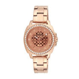 Coach Mini Boyfriend Rose Gold Dial Rose Gold Steel Strap Watch for Women - 14501701