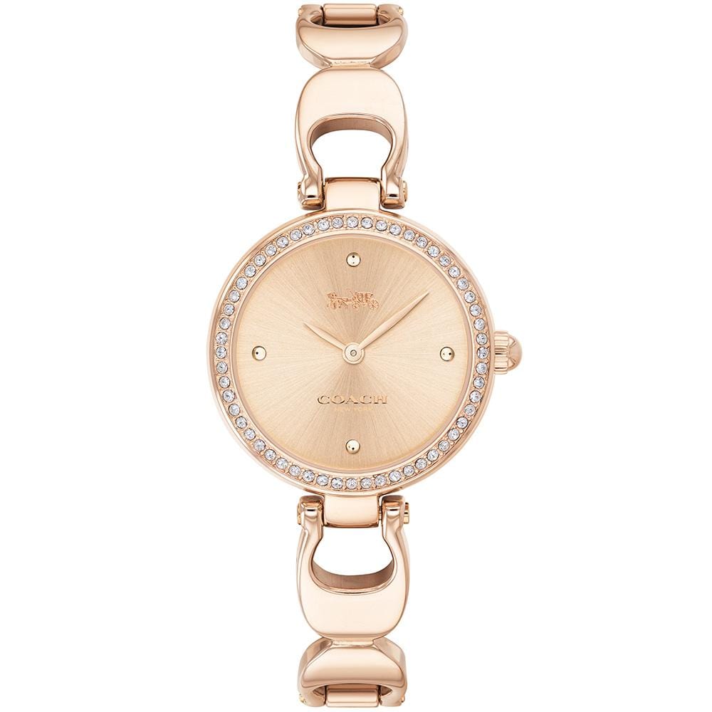 Coach Park Signature Rose Gold Dial Rose Gold Steel Strap Watch for Women - 14503172