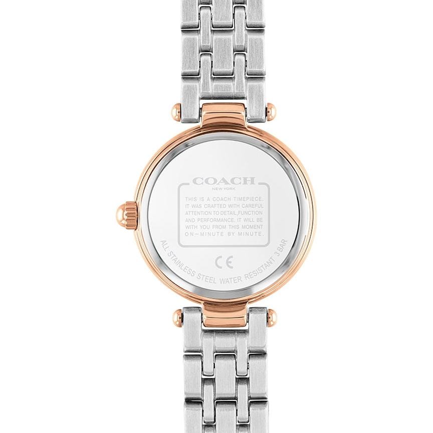 Coach Park Silver Dial Two Tone Steel Strap Watch for Women - 14503642