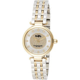 Coach Park Silver Dial Two Tone Steel Strap Watch for Women - 14503642