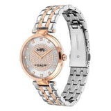 Coach Park Silver Dial Two Tone Steel Strap Watch for Women - 14503644