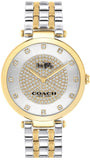Coach Park Silver Dial Two Tone Steel Strap Watch for Women - 14503645