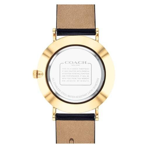 Coach Perry Black Dial Black Leather Strap Watch for Women - 14503042