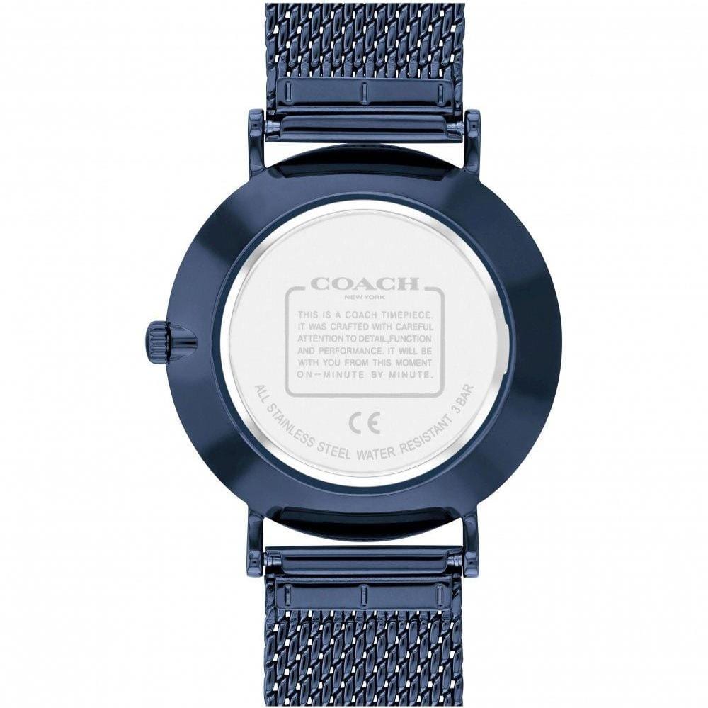 Coach Perry Blue Dial Blue Mesh Bracelet Watch for Women - 14503824