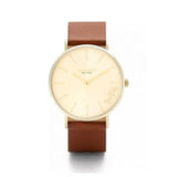 Coach Perry Gold Dial Brown Leather Strap Watch for Women - 14503331