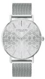 Coach Perry Quartz Silver Dial Silver Mesh Bracelet Watch for Women - 14503384