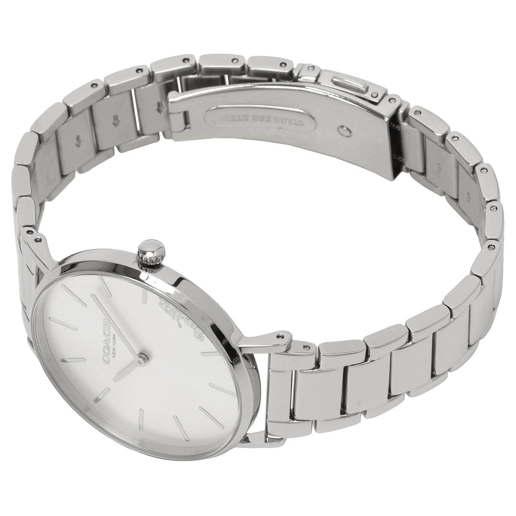 Coach Perry Silver Dial Silver Steel Strap Watch for Women - 14503344