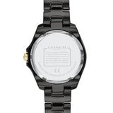 Coach Preston Black Dial Black Steel Strap Watch for Women - 14503461