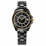 Coach Preston Black Dial Black Steel Strap Watch for Women - 14503461